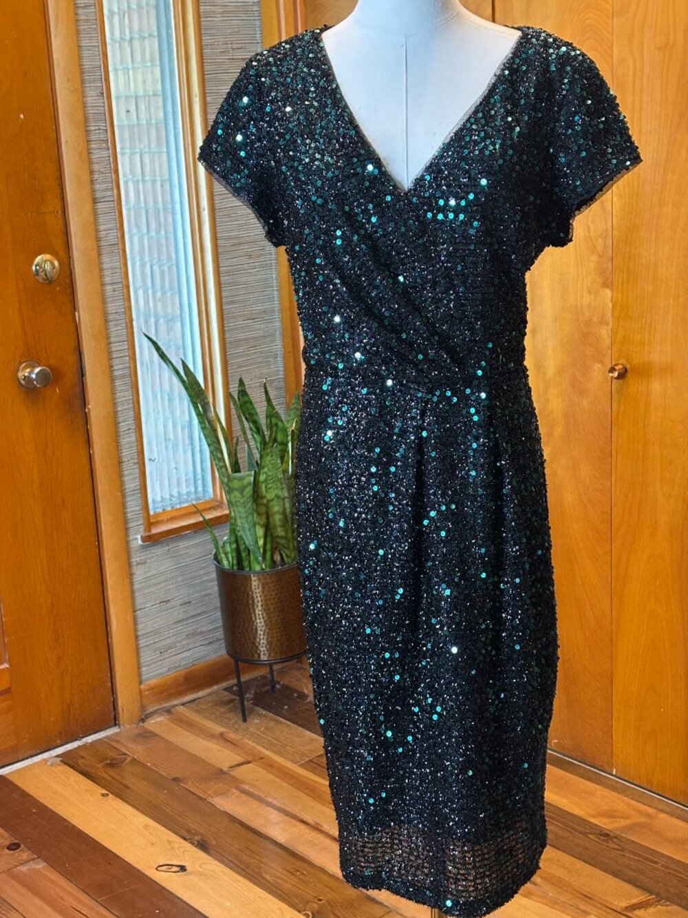 Glitter Green Christmas Dress